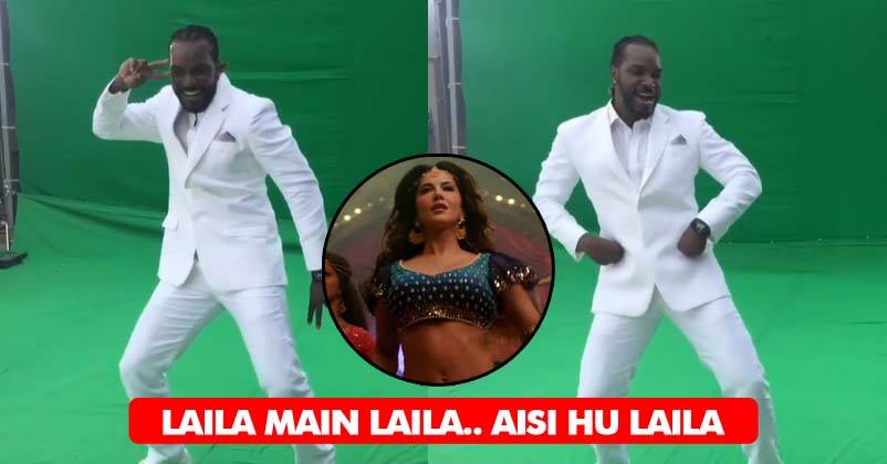 Chris Gayle’s Awesome Dance On Sunny Leone’s “Laila” Song Is A Treat! Energetic Performance!