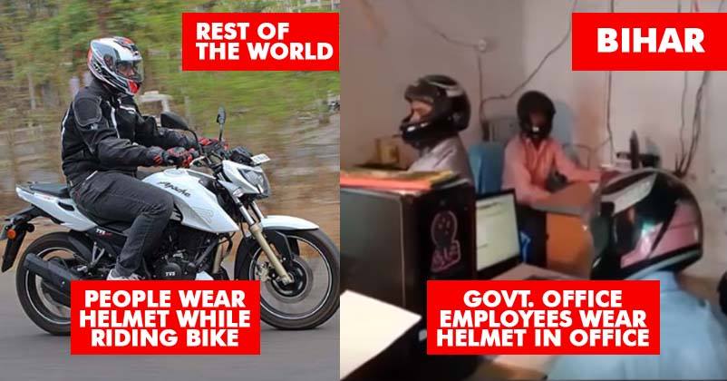 These Government Employees Have Dangerous Roof At Office And Wear Helmets At Work RVCJ Media