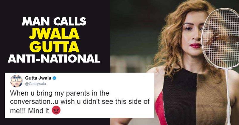 Troller Said Jwala Gutta Is “Anti National” & “Anti Modi”! Her Replies Made Him Delete Tweets!