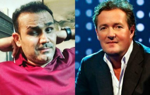After England Won, Piers Morgan Took A Dig At Sehwag But He Had No Answer To Sehwag's Humble Reply! - RVCJ Media