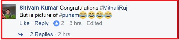 Virat Did A Major Goof Up! Congratulated Mithali Raj But Posted Poonam Raut's Pic! - RVCJ Media