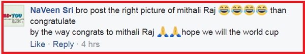Virat Did A Major Goof Up! Congratulated Mithali Raj But Posted Poonam Raut's Pic! - RVCJ Media