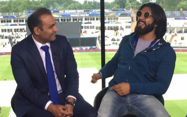 Sehwag Took A Dig At Ranveer's Dresses! Ranveer Gave A Hilarious & A Bang-On Reply! - RVCJ Media