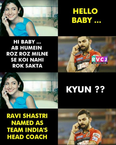 BCCI Team Announces Ravi Shastri As The Head Coach Of Indian Team! Happy Days For Virat - RVCJ Media