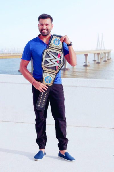 Rohit Sharma Thanks Triple H For The Gift! Flaunts It Proudly & Twitter Has Gone Crazy! - RVCJ Media