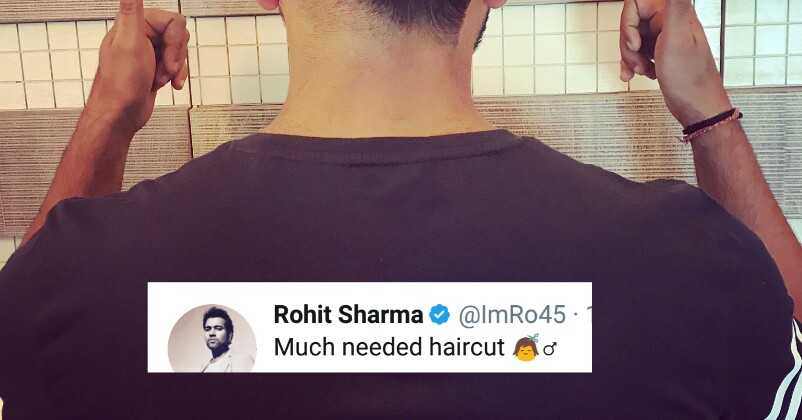 Rohit Sharma Has Got A Haircut! Twitter Is Brutally Trolling Him For His New Look! RVCJ Media