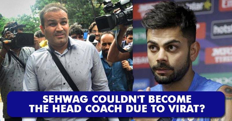 Virat Kohli Didn't Want Sehwag To Be The Coach Because Of This Reason? RVCJ Media