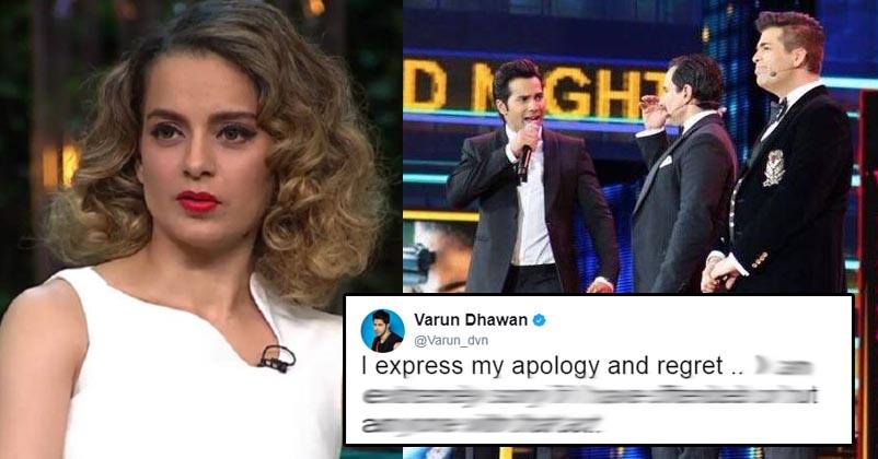 Varun Tweets An Apology After His Nepotism Remark! Here’s How Twitter Reacted!