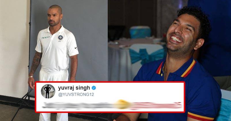 Yuvi Trolls Shikhar Dhawan For Wearing Slippers! Even Dhawan Replied With Justification!