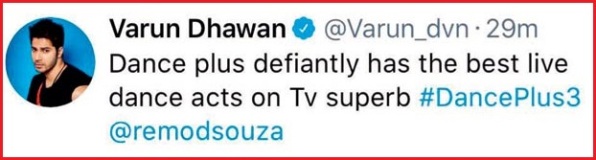 Varun Dhawan Landed In Trouble! Praised “Dance Plus” On Twitter &Amp; Later Had To Delete His Tweet 3 Varun Dhawan Landed In Trouble! Praised “Dance Plus” On Twitter & Later Had To Delete His Tweet - RVCJ Media
