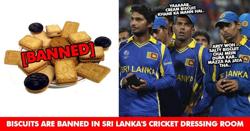Sri Lankan Cricketers Are Banned To Eat Biscuits In The Dressing Room. Here's Why RVCJ Media
