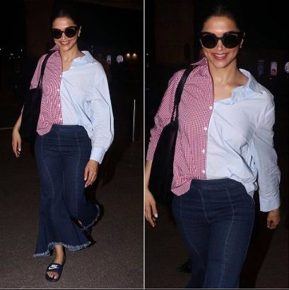 Deepika Experimented With A New Airport Look &Amp; It'S Worse Than Ranveer! People Brutally Trolled Her 2 Deepika Experimented With A New Airport Look & It's Worse Than Ranveer! People Brutally Trolled Her - RVCJ Media