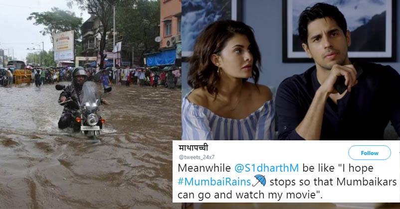 Twitter Is Trolling Sidharth Malhotra Again & This Time It's Due To Mumbai Rains RVCJ Media