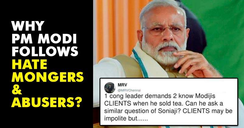 Is It Right For A PM To Follow Serial Abusers And Hate Mongers On Social Media? RVCJ Media