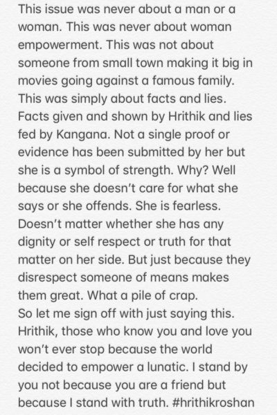 Hrithik’s Fitness Trainer Mustafa Comes Out In His Support &Amp; Criticizes Kangana On Twitter 6 Hrithik’s Fitness Trainer Mustafa Comes Out In His Support & Criticizes Kangana On Twitter - RVCJ Media
