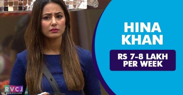 This Is How Much Shilpa Shinde, Hina Khan, Hiten & Other BB 11 Contestants Are Paid Per Week - RVCJ Media