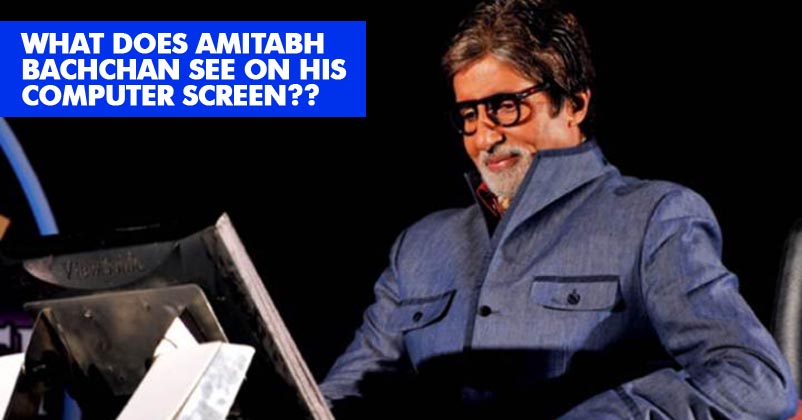 Revealed: Here's What Amitabh Bachchan Sees On His Computer Screen In KBC RVCJ Media