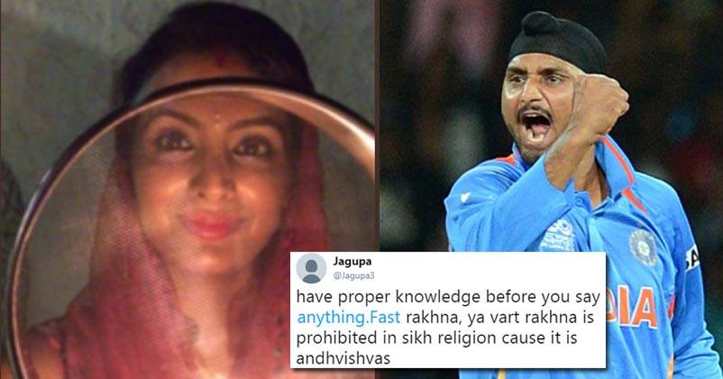 Harbhajan Singh Got Trolled For Celebrating Karva Chauth With Wife, Gives It Back To Hypocrisy RVCJ Media
