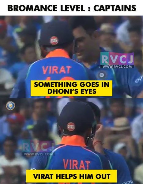 BCCI Tweeted Bromance Between Virat & Dhoni And Fans Are On Cloud Nine After Seeing It - RVCJ Media