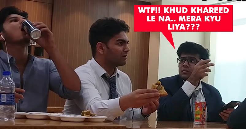 Guy Goes & Eats Food From Random Strangers' Plate. Reactions Are Very Funny RVCJ Media