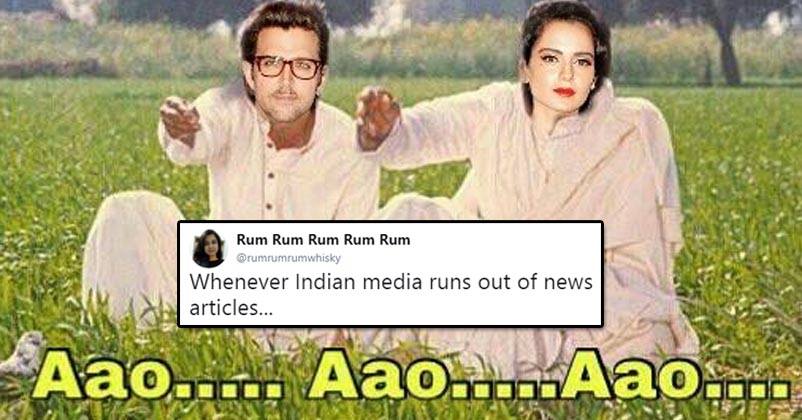 While Hrithik & Kangana Are Defaming Each Other, Twitter Is Making Fun Of Their Fight RVCJ Media