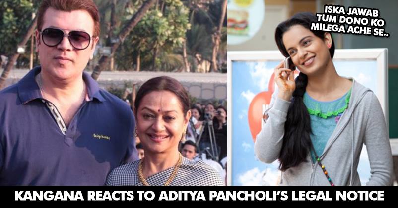 Kangana Responds To Aditya Pancholi's Defamation Notice. Read Details RVCJ Media