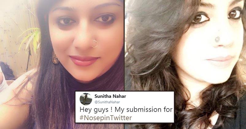 A Woman Started #NosePinTwitter & All Girls Are Sharing Their Pics With Nose Ring