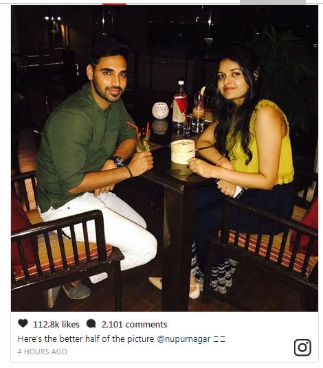 Bhuvneshwar Kumar Finally Introduced His "Better Half". We Are Very Happy To Meet Her - RVCJ Media