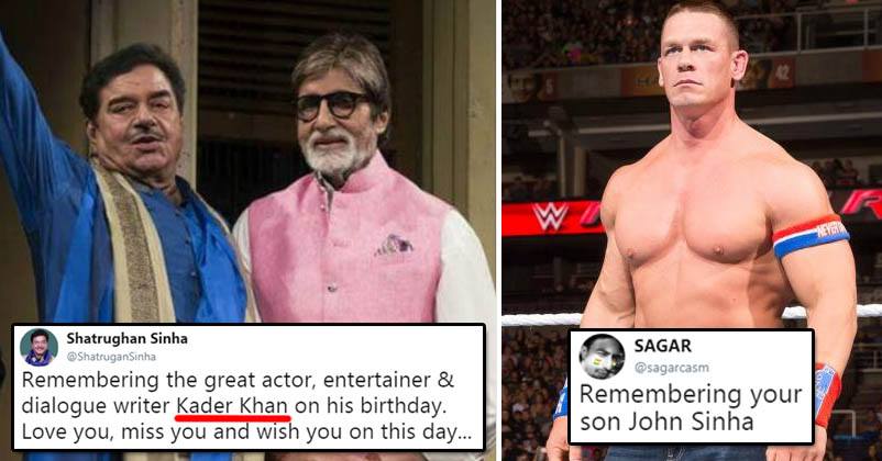 Shatrughan Wished B'Day To Kader Khan But Posted Big B's Pic. Gets Trolled By Twitterati RVCJ Media