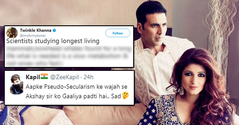 Twinkle Khanna Took An Indirect Dig At "Karwa Chauth". Got Badly Trolled By Twitter RVCJ Media