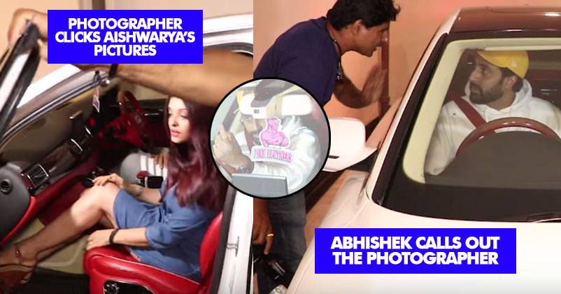 Photographer Tried To Click Aishwarya’s Legs. This Is How Abhishek Bachchan Reacted RVCJ Media