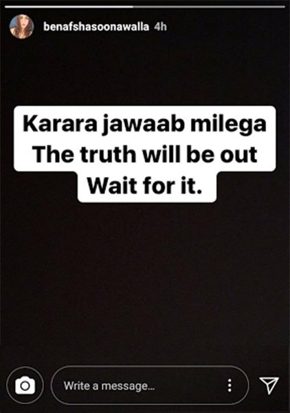 Varun & Benafsha Posted Hard Hitting Messages On Social Media For Haters After Ben's Eviction - RVCJ Media