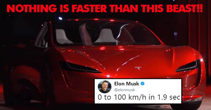 Future Is Here? Tesla Launches Fastest Car That Goes From 0 to 100 km/h In 1.9 Secs RVCJ Media