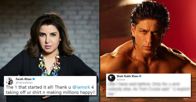 Farah Thanked SRK For Taking Off His Shirt. SRK’s Reply Will Bring A Smile On Your Face RVCJ Media