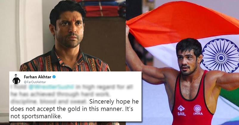 Farhan Wants Sushil Kumar To Return Gold Medal. Twitter Disagreed & Trolled Him RVCJ Media
