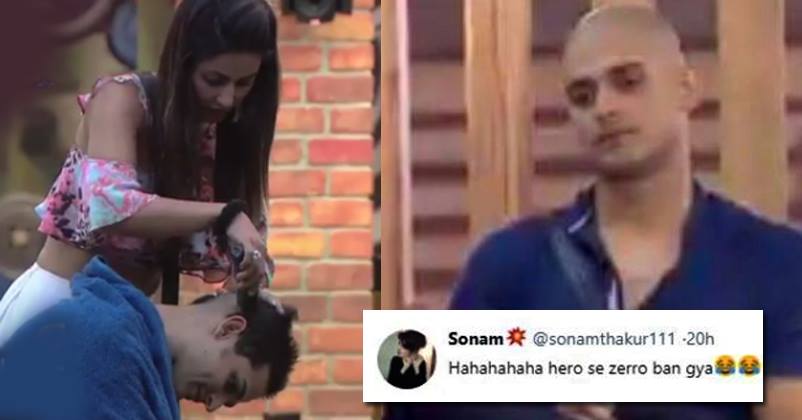 Priyank Sharma Gets His Head Shaved Off From Hina Khan. Badly Trolled On Twitter RVCJ Media