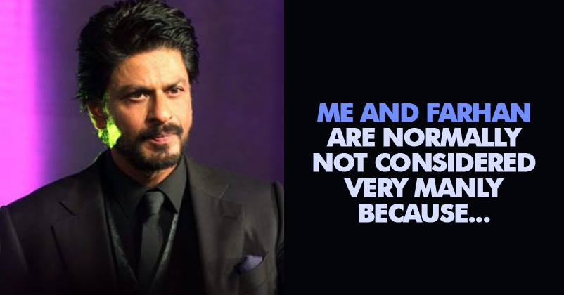 Shah Rukh Khan Tells Why He Is Considered Less Manly And It Will Make You Clap For Him RVCJ Media
