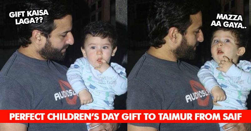 Even Many Rich People Can’t Afford The Gift That Taimur Has Got From His Dad On Children’s Day RVCJ Media