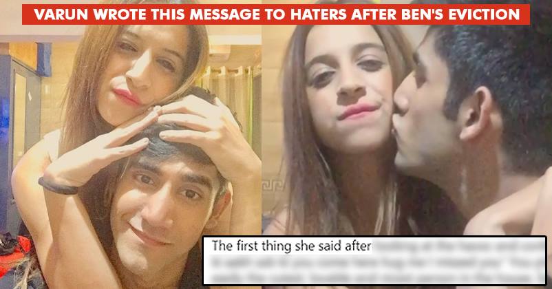Varun & Benafsha Posted Hard Hitting Messages On Social Media For Haters After Ben's Eviction RVCJ Media