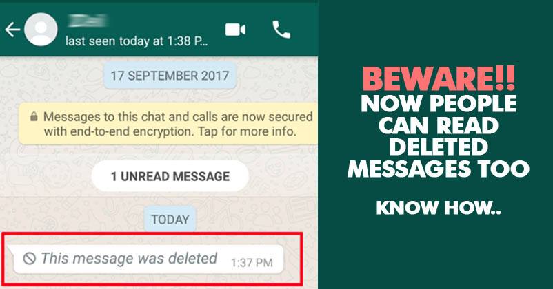WhatsApp Messages Can Be Accessed Even After Deleting. Here's How To Do It With A Simple Method RVCJ Media