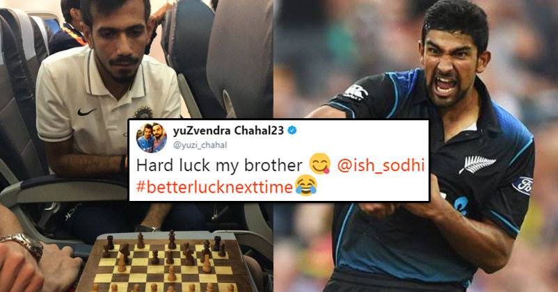 Yuzvendra Chahal & NZ's Ish Sodhi Battled Over Chess During Flight And This Was The Result RVCJ Media