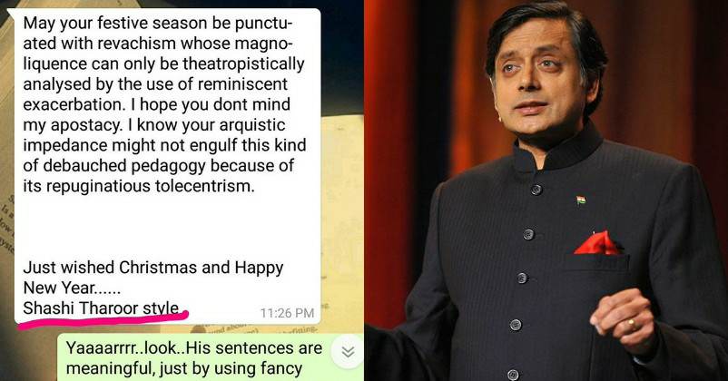 Person Tried To Imitate Shashi Tharoor & Used His Style, Got An Epic Reply From Him RVCJ Media