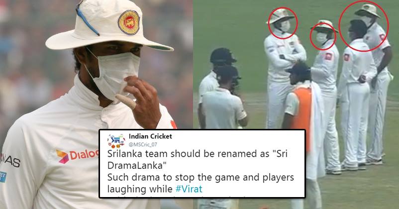 Sri Lankan Players Wore Mask & Complained About Smog; Twitter Thinks It’s Drama. What’s Your Take? RVCJ Media
