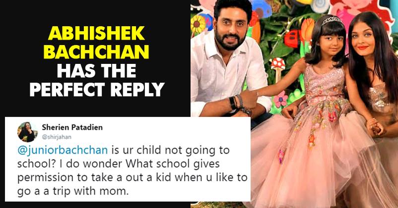 A Twitter User Tried To Troll Aaradhya. Dad Abhishek Gave It Back To Her In An Epic Way RVCJ Media