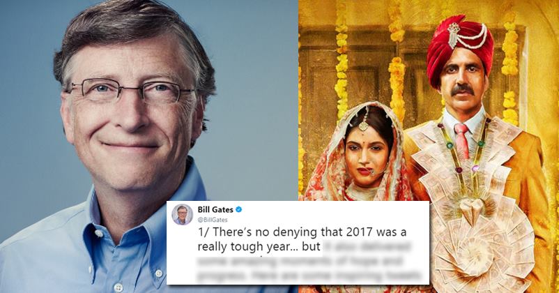Bill Gates Praises Akshay’s “Toilet: Ek Prem Katha”, Calls It One Of The Best Things Of 2017 RVCJ Media