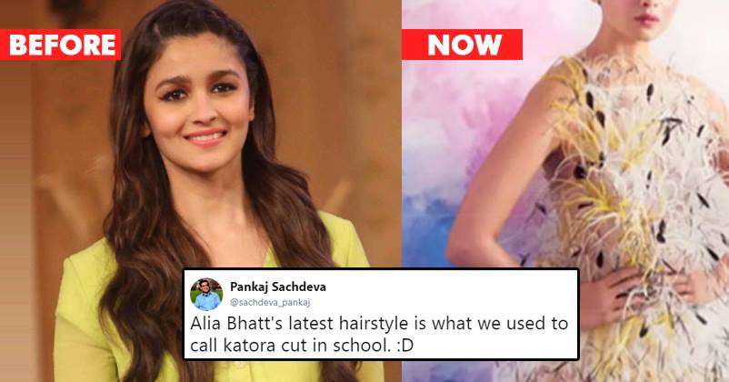 Alia Bhatt Hilariously Trolled On Twitter For Her New Hairstyle. Twitter  Calls It “Katora Cut” - RVCJ Media