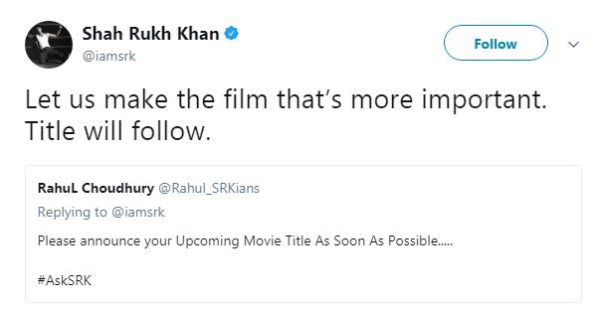 SRK Hosted AskSRK Session On Twitter. Won Our Hearts With Best Replies - RVCJ Media