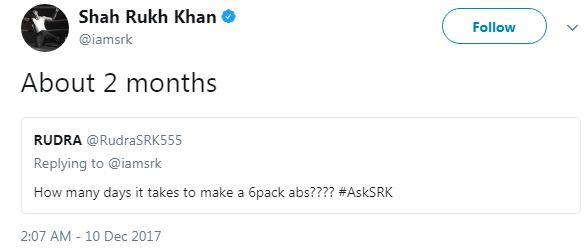 SRK Hosted AskSRK Session On Twitter. Won Our Hearts With Best Replies - RVCJ Media