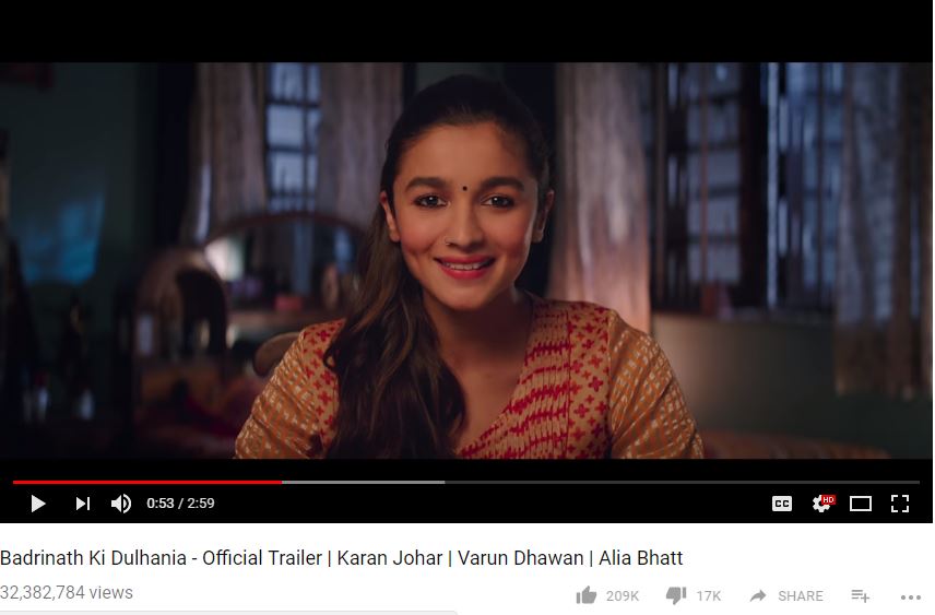 10 Bollywood Movie Trailers With Maximum Views On Youtube This Year 10 10 Bollywood Movie Trailers With Maximum Views On YouTube This Year - RVCJ Media