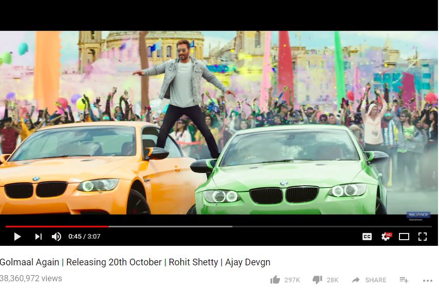10 Bollywood Movie Trailers With Maximum Views On Youtube This Year 6 10 Bollywood Movie Trailers With Maximum Views On YouTube This Year - RVCJ Media